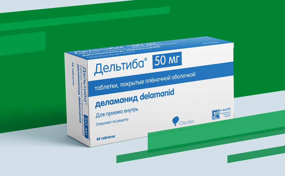 «Р-Фарм» зарегистрировал на территории Белоруссии препарат Дельтиба для лечения туберкулеза с множественной лекарственной устойчивостью